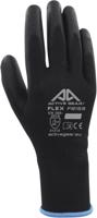 Handschoen activegear grip puflex zwart large | 12 stuks