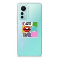Xiaomi 12 Lite | Sillicone Back Cover | Popart Princess
