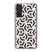 Crazy pattern: Samsung Galaxy S21 FE Transparant Hoesje