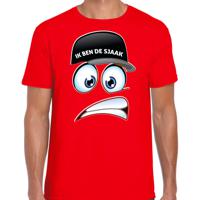 Vrijgezellenfeest T-shirt voor heren - ik ben de Sjaak - rood - vrijgezellen team