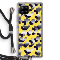 8-bit N°3: Samsung Galaxy A42 5G Transparant Hoesje met koord
