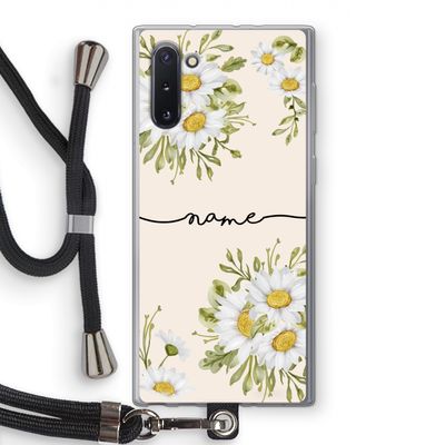 Daisies: Samsung Galaxy Note 10 Transparant Hoesje met koord