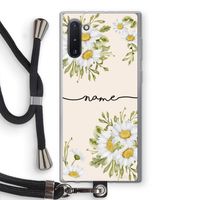 Daisies: Samsung Galaxy Note 10 Transparant Hoesje met koord