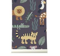 Behang Zoo Rol Paars Behang Zoo Rol Paars