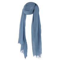 Sarlini Langwerpige Effen Sjaal Soft Light Denim