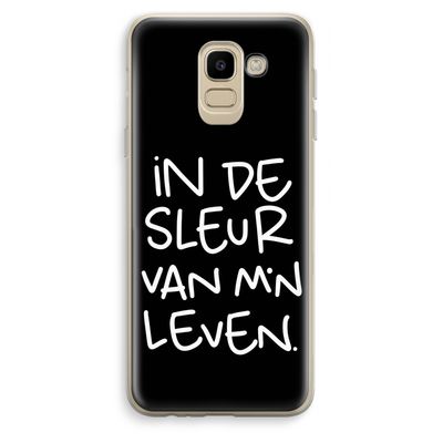 De Sleur: Samsung Galaxy J6 (2018) Transparant Hoesje