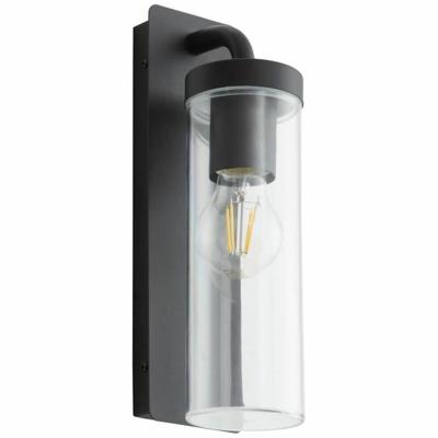 Wandlamp Brilliant Aosta Zwart Metaal Plastic 25 W E27