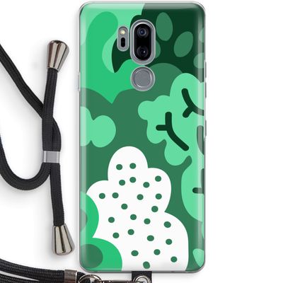 Bushes: LG G7 Thinq Transparant Hoesje met koord