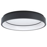 EGLO connect.z Marghera-Z Smart Plafondlamp - Ø 60 cm - Zwart - RGB