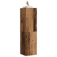 Tv-meubel 30,5x30x110 cm bewerkt hout oud houtkleurig