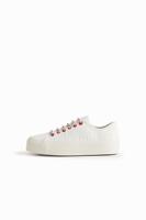 Sneakers met plateauzolen - WHITE - 41