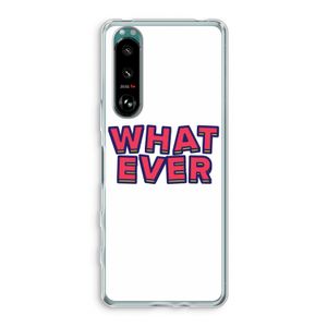 Whatever: Sony Xperia 5 III Transparant Hoesje