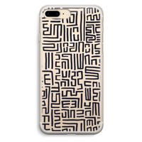 Moroccan Print: iPhone 7 Plus Transparant Hoesje