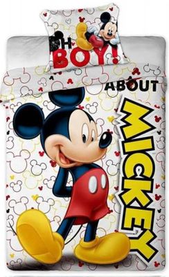 Disney Mickey Mouse Mad About dekbedovertrek 140 x 200 cm