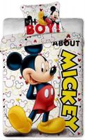 Disney Mickey Mouse Mad About dekbedovertrek 140 x 200 cm - thumbnail