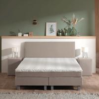 Boxspring Julia Relax 180x210 Cm Beige Excl. Montage Vlak Dekbed Discounter - Dekbed-Discounter.nl