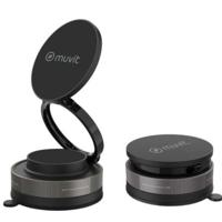 Mobieltjeshouder voor in de Auto Muvit MCCHL0035 Zwart