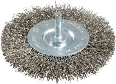Metabo Round brush with 6mm shaf d=75mm steel