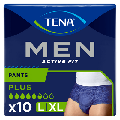 TENA Men Active Fit Plus - L/XL - 10 Stuks