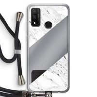 Biggest stripe: Huawei P Smart (2020) Transparant Hoesje met koord