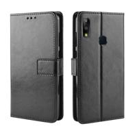 Crazy Horse textuur horizontale Flip lederen case voor ASUS Zenfone Max plus (m2) ZB634KL/Zenfone Max shot ZB634KL met houder & card slots & portemon