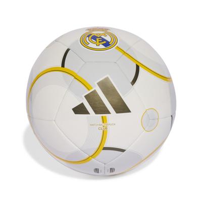 adidas Real Madrid Club Voetbal Maat 5 2025-2026 Wit Goud Grijs