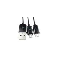 2 IN 1 Micro USB Charging Cable for moble phone or tablet 1.0 M