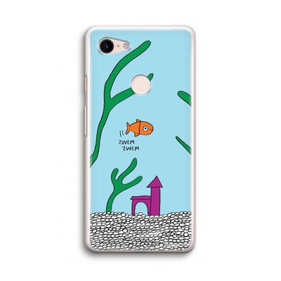 Aquarium: Google Pixel 3 Transparant Hoesje