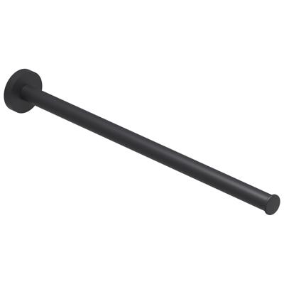 Handdoekrek IVY Vast Een lids 38 cm Mat Zwart PED IVY