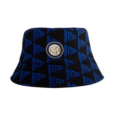 COPA Football - FC Internazionale All Over Pattern Bucket Hat - Zwart/ COPA Football - FC Internazionale All Over Pattern Bucket Hat - Zwart/