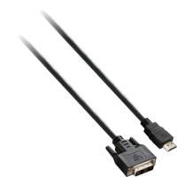 Kabel HDMI naar DVI V7 V7E2HDMIDVID-02M Zwart 2 m