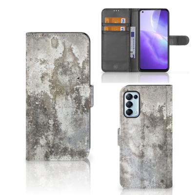 OPPO Find X3 Lite | Bookcase | Beton Print