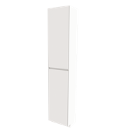 Storke Edge staande badkamerkast links hoogglans wit 40 x 30 x 200 cm - thumbnail