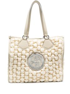 Lancel grand sac cabas à design matelassé - Tons neutres