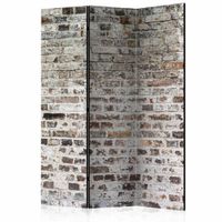 Vouwscherm - Oude stenen muur 135x172cm , gemonteerd geleverd (kamerscherm)  dubbelzijdig geprint - thumbnail