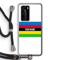 WK Wielrennen: Huawei P40 Pro Transparant Hoesje met koord