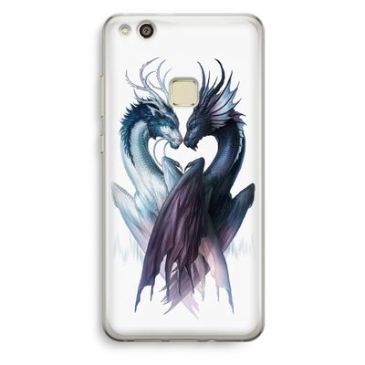 Yin Yang Dragons: Huawei Ascend P10 Lite Transparant Hoesje