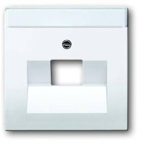 Busch-Jaeger 2CKA001710A3165 UAE-, IAE-, ISDN-contactdoos Afdekking Verkeerswit, Wit 1 stuk(s)