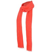 Sarlini Langwerpige Effen Sjaal Oranje Koraal