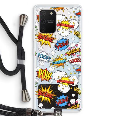Pow Smack: Samsung Galaxy S10 Lite Transparant Hoesje met koord