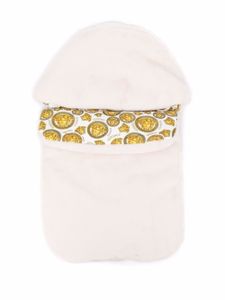 Versace Kids nid d'ange en fourrure artificielle - Blanc