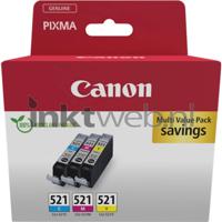 Canon 2934B015 inktcartridge 3 stuk(s) Origineel Cyaan, Magenta, Geel - thumbnail