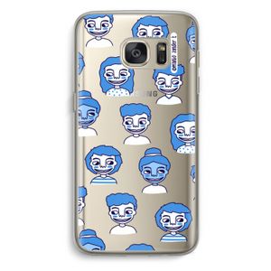 Gezichtjes: Samsung Galaxy S7 Transparant Hoesje