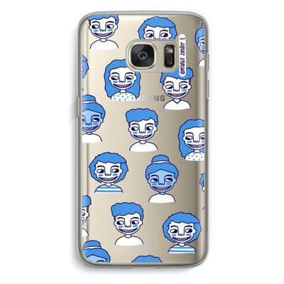 Gezichtjes: Samsung Galaxy S7 Transparant Hoesje