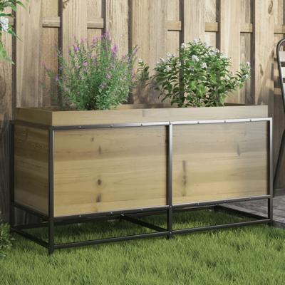 VidaXL Plantenbak 100x40x50 cm geïmpregneerd grenenhout