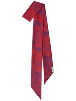 Burberry foulard en soie à fleurs - Rose