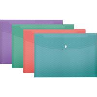 Esselte Colour&apos;Breeze projectomslag A4, PP, assorti, pak van 4