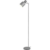 Mat Grijze LED Vloerlamp - Modern Aluminium Design - E27 Fitting