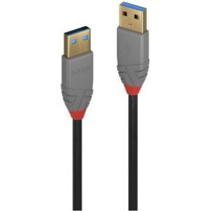 Lindy 36750 USB-kabel 0,5 m USB 3.2 Gen 1 (3.1 Gen 1) USB A Zwart