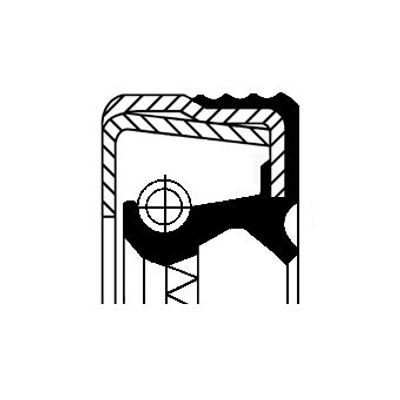 Keerring, wielnaaf 12014422B Keerring, wielnaaf 12014422B